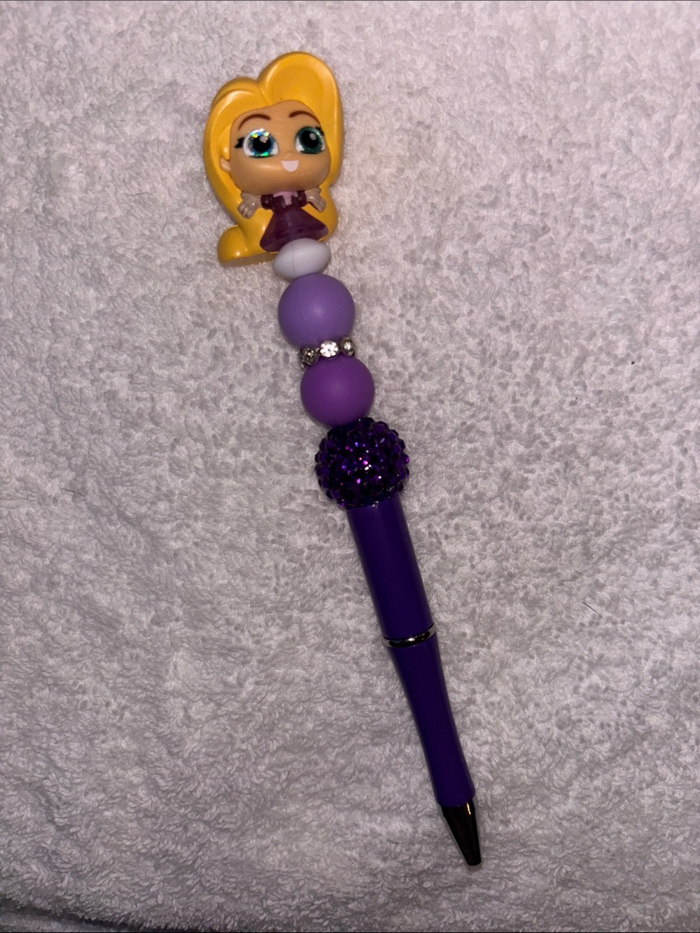 Disney Rapunzel beaded pen
